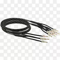 扬声器电线双接线电缆同轴电缆扬声器金丝