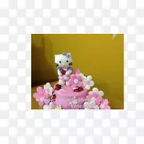 生日蛋糕装饰皇家糖霜-蛋糕