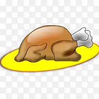 卡通火鸡肉夹艺术-亚姆·巴卡尔