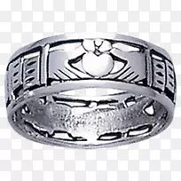 结婚戒指银首饰戒指