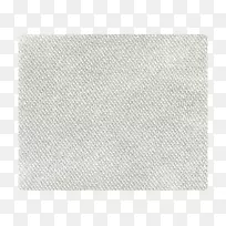 铺席长方形纺织品-白色丝绸