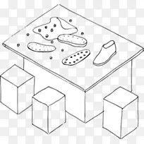 线画/m/02csf卡通片-跑鞋线