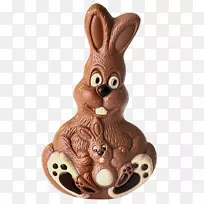 复活节兔子巧克力雕像-巧克力