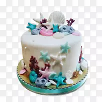 牛油奶油糖蛋糕生日蛋糕装饰-蛋糕