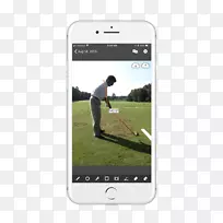 智能手机高尔夫球杆机械师语音指挥装置视频高尔夫球挥杆