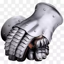 14世纪中世纪盔甲骑士手套的护具-骑士