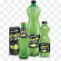 柠檬苏打汽水饮料皇家酿造瓶莫吉托瓶