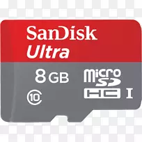 微SDHC闪存卡安全数字SanDisk-GB