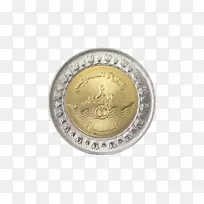 银币01504枚铜牌-埃及磅