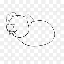 仔猪画猪爸爸-猪