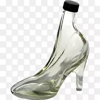 玻璃瓶拖鞋高跟鞋玻璃