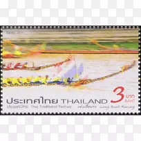 纸邮票矩形邮资-泰国传统邮票
