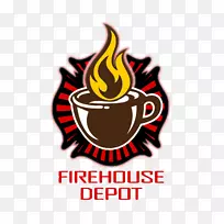 消防站咖啡厅茶浓咖啡