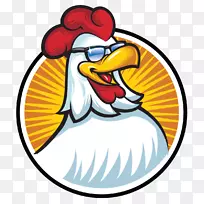 炸鸡作为食物吸引水牛翼鸡