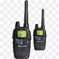 对讲机米德兰对讲机pmr 446 lpd/pmr手持收发器midland g7 pro孪生c 1090.06 2-pmr 446 lpd/pmr手持收发器