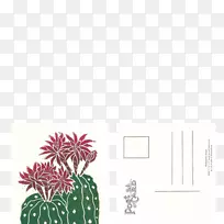 花卉设计师叶纺织品设计
