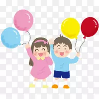 气球儿童幼儿园剪辑艺术-诚实人