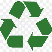 回收符号、回收站、贴纸、垃圾桶和废纸篮.可回收资源