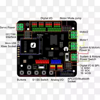 Arduino微控制器i s c传感器.电子电路板