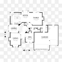 建筑平面图-楼梯平面图