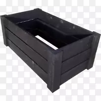 提高床园艺塑料木箱-木材