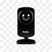 柯达cfh-v15-hd wifi视频监控安全kodak cfh v10高清wifi视频监控摄像头黑色英国插头摄像机无线安全摄像机