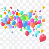 玩具气球生日白色婚礼颜色-生日