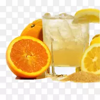 橙汁，柠檬酸，柑橘-溅苏打