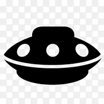 不明飞行物-外星生命外星人在小说中的星际剪贴画-剪影