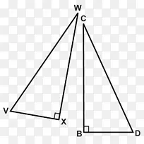 直角三角形同余垂直几何-三角形