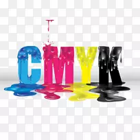 印刷CMYK彩色模型广告业务