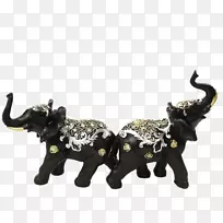 印度象动物雕像牛-布达