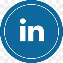 电脑图标社交媒体LinkedIn共享图标-社交媒体