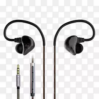 耳机，麦克风，耳内监视器，低音，1多个双驱动耳机，带麦克风和远程高分辨率认证耳机