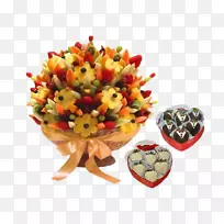 花束水果食品礼品篮可食用安排婚礼-婚礼