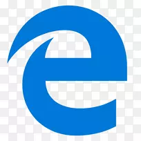 微软边缘浏览器徽标-微软