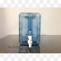 玻璃冰箱塑料水瓶钴蓝玻璃