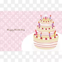 生日蛋糕装饰-生日蛋糕贺卡