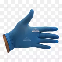 拇指手型钴蓝医用手套设计