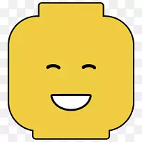 笑脸乐高系统公司电脑图标设计剪贴画-笑脸