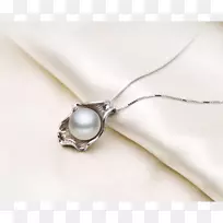 巴库项链Sumqayit银耳环-贝壳珍珠