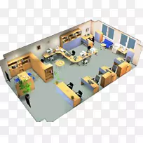 办公室事務办公桌设计