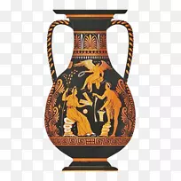 古希腊陶器花瓶古希腊花瓶