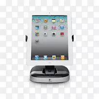 ipad 2 ipad 3罗技扬声器站起扬声器座-与苹果摇篮扬声器-ipad三脚架