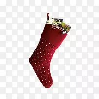圣诞装饰品圣诞长袜丝带糖果圣诞装饰品-圣诞节