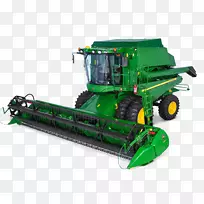约翰·迪尔机械联合收割机农业拖拉机谷物拖拉机