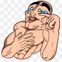 电报贴纸表情符号ZoobeЗайкаvKontakte-laugh