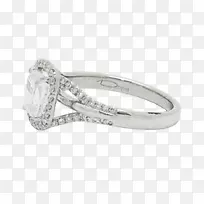 订婚戒指，索里特-戒指，结婚戒指，公主切割戒指