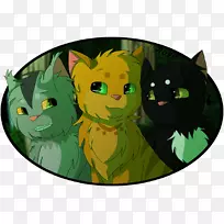 猫须Firestar战士灰条纹猫