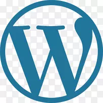 WordPress网站开发内容管理系统博客徽标-WordPress